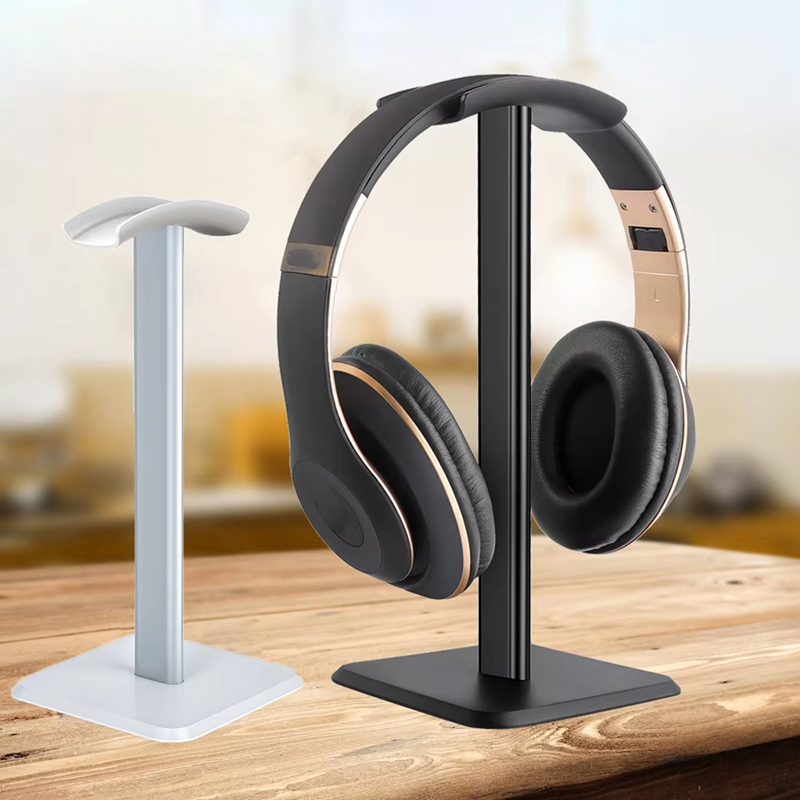 Gaming Setup Desk - Plastic Desktop Headphone Stand Portable Gaming