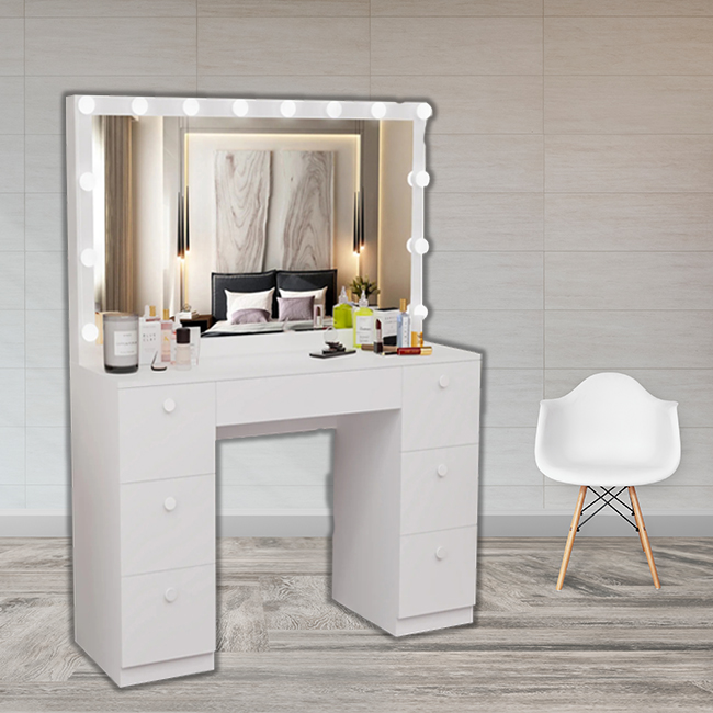 Most Popular Factory Price Mir - đánh giá và giá Desk Vanity Setup