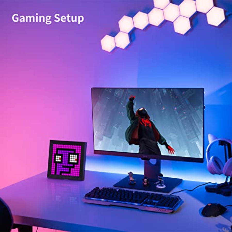 LED Light Pixel Display Panel  - đánh giá và giá Gaming Setup Desk