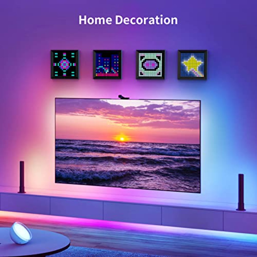 LED Light Pixel Display Panel  - đánh giá và giá Gaming Setup Desk
