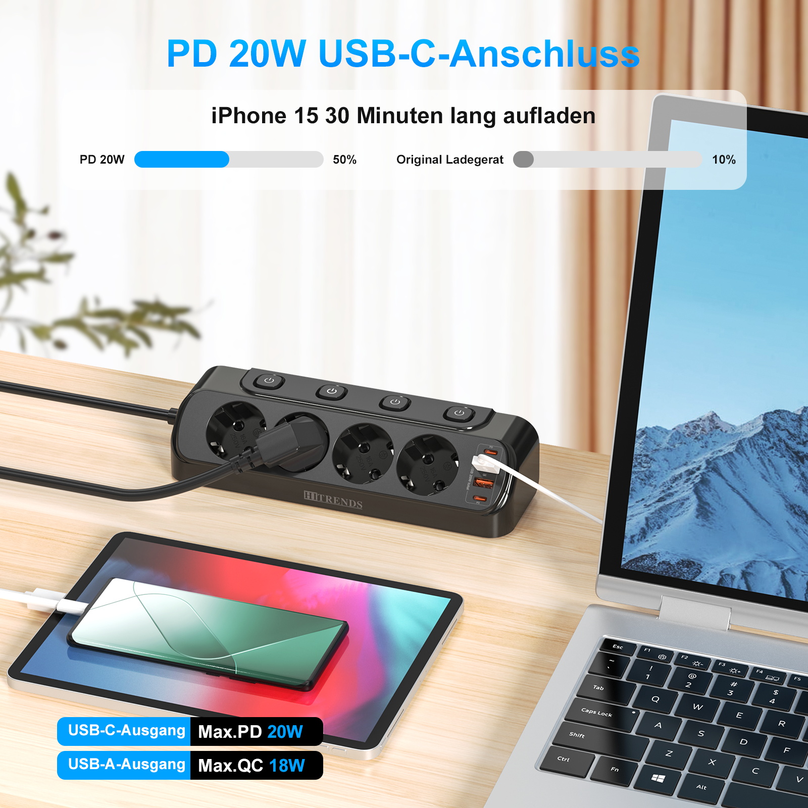 European Desktop Socket multi- - đánh giá và giá Power Strip Flat