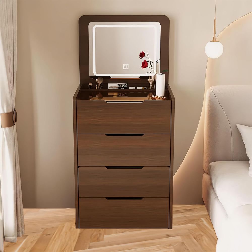 3 in 1 Vanity Desk with Mirror - đánh giá và giá Desk Vanity Setup