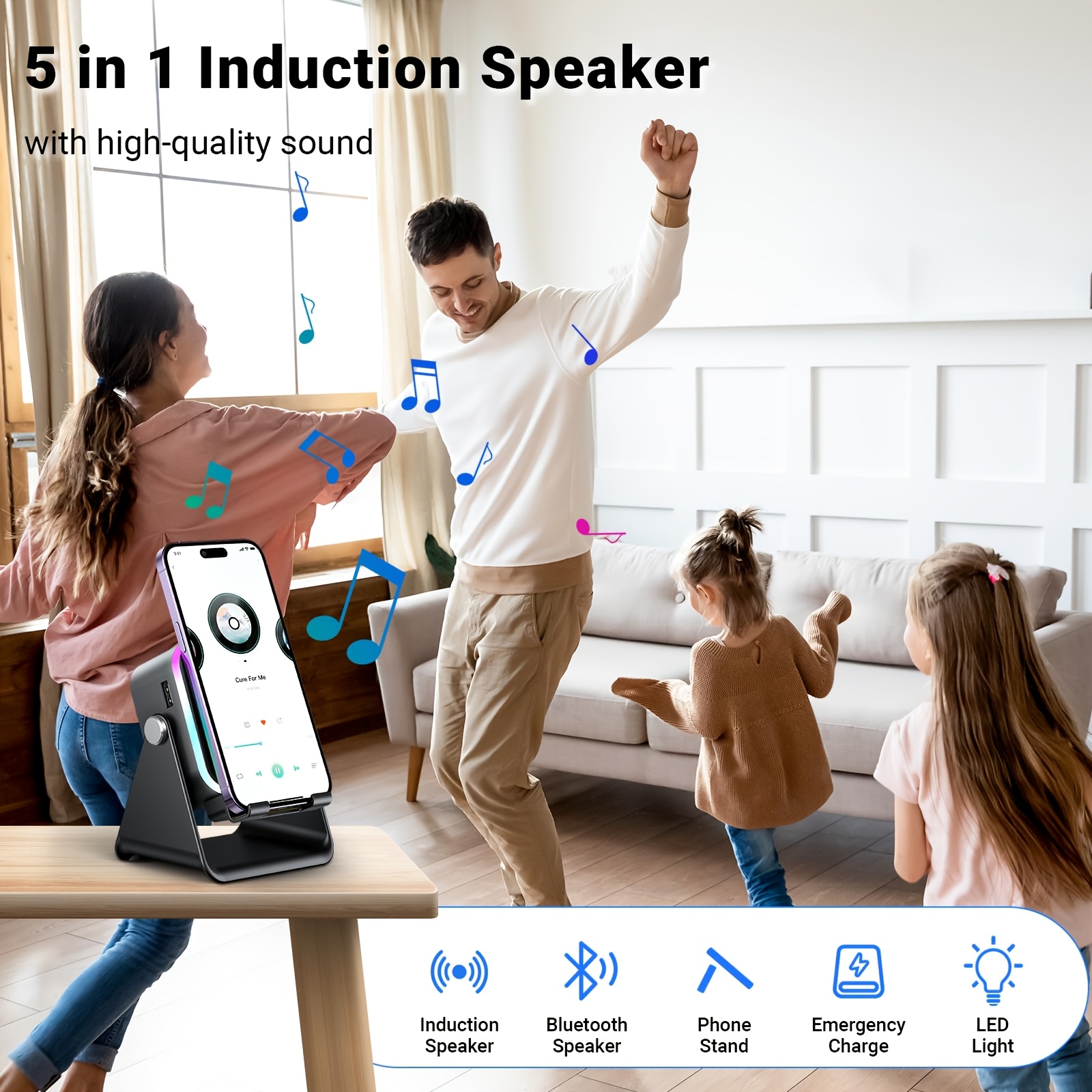 Smart RGB Colorful Light Bluet - đánh giá và giá Speaker Desk Setup