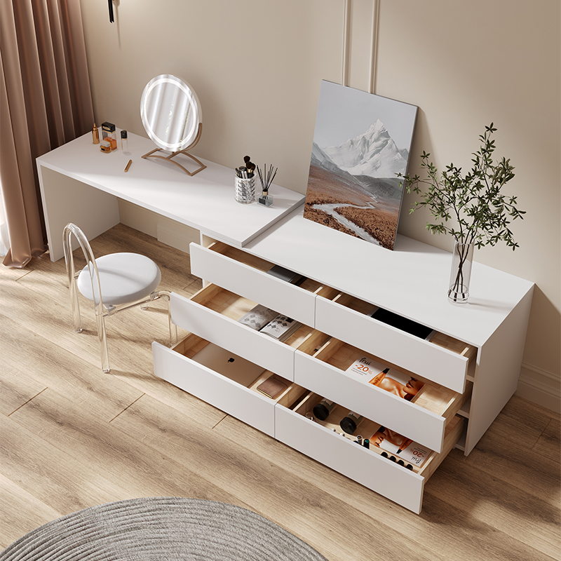 xx-Dresser,Multi-purpose Flat  - đánh giá và giá Desk Vanity Setup
