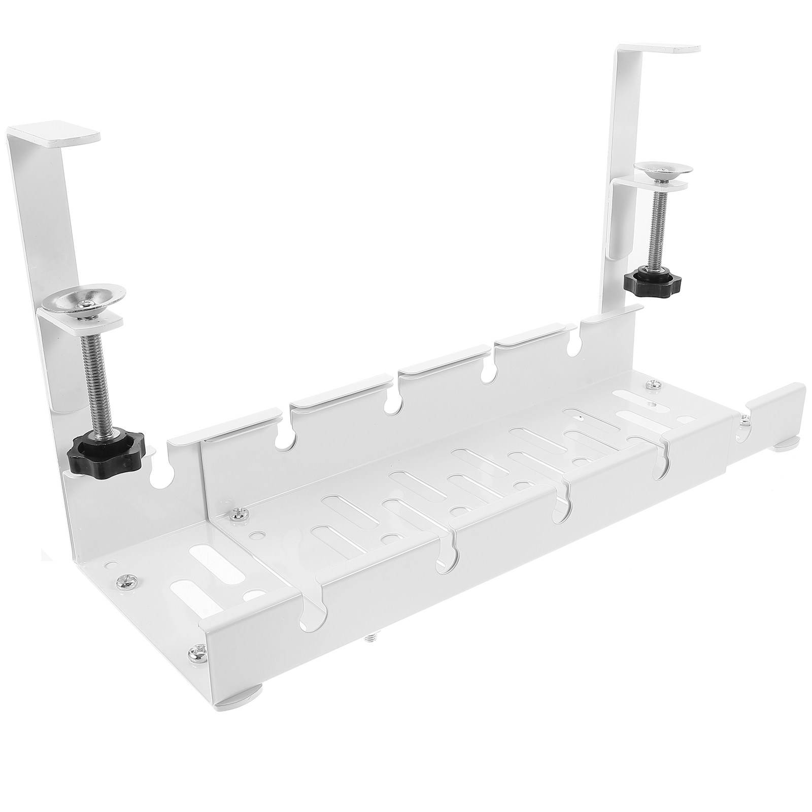 Under Desk Cable Organizer Tra - đánh giá và giá Desk Setup With Keyboard Tray
