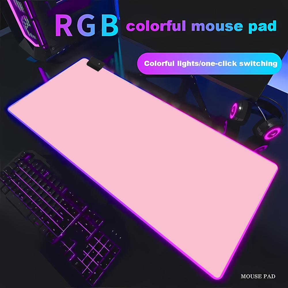 RGB HD Solid Color Gaming Mous - đánh giá và giá Desk Setup With Keyboard Tray
