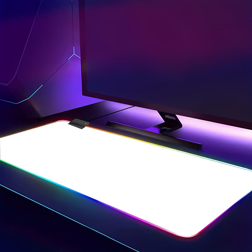 RGB HD Solid Color Gaming Mous - đánh giá và giá Desk Setup With Keyboard Tray
