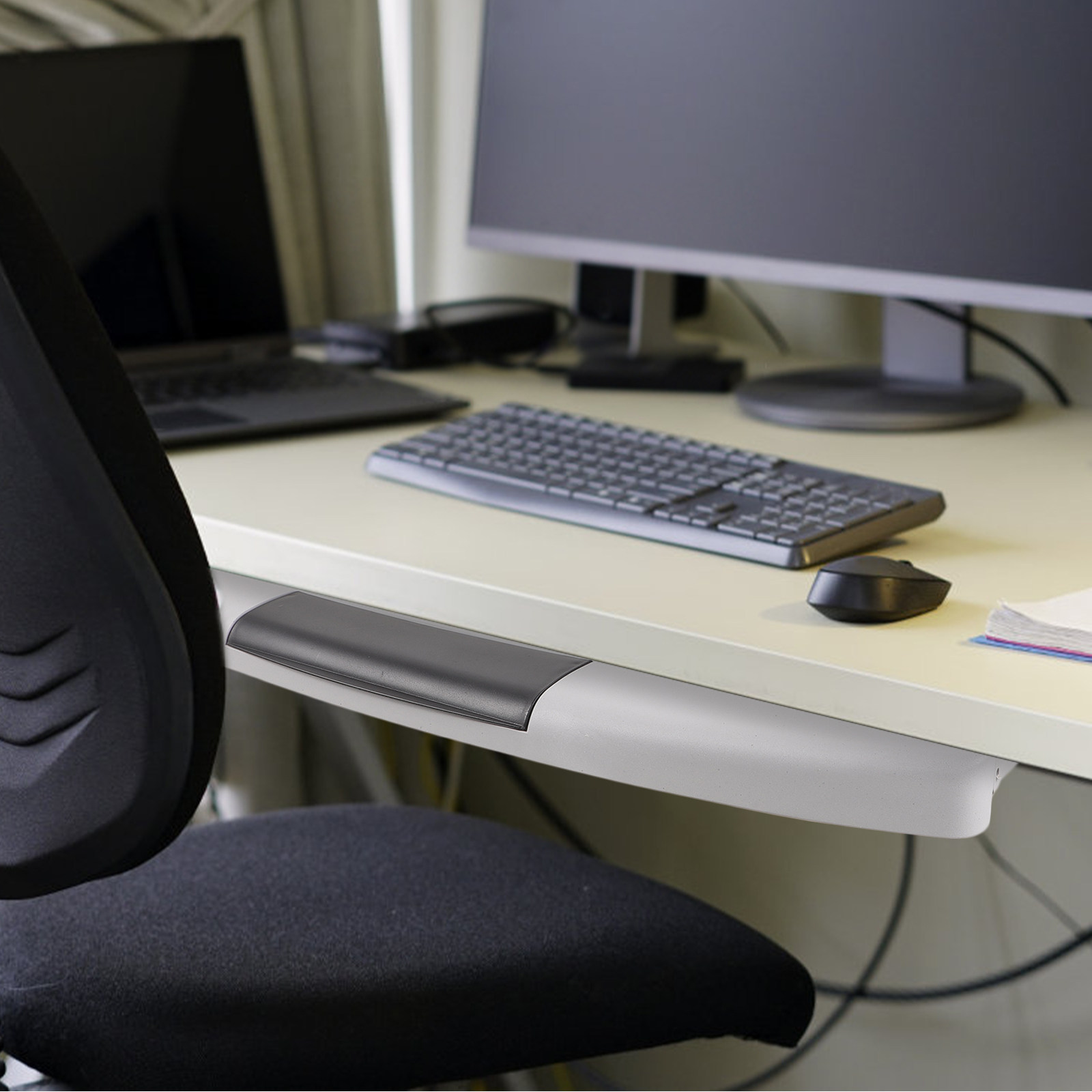 1Set Keyboard Tray Under Desk  - đánh giá và giá Desk Setup With Keyboard Tray