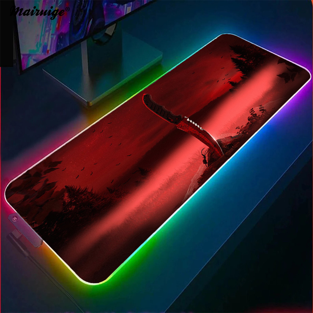 Mousemat Xxl Rubber Mat Knife  - đánh giá và giá Desk Setup Gaming And Work