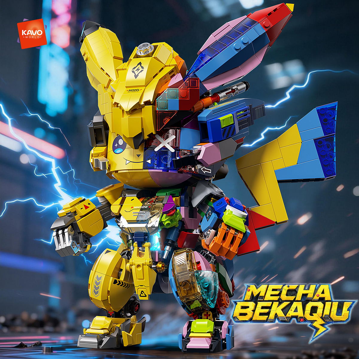 KAVOWORLD 1505 PCS DIY Mecha A - đánh giá và giá Desk Setup Diy