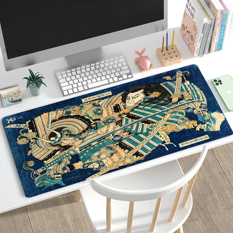 Large Mouse Pad Japanese Stree - đánh giá và giá Desk Setup Diy