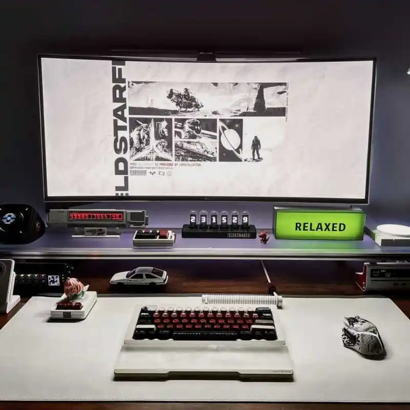 Aluminum Monitor Stand Acrylic - đánh giá và giá Desk Setup Diy