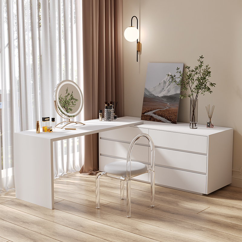 Dresser,Multi-purpose Flat L S - đánh giá và giá Desk Vanity Setup