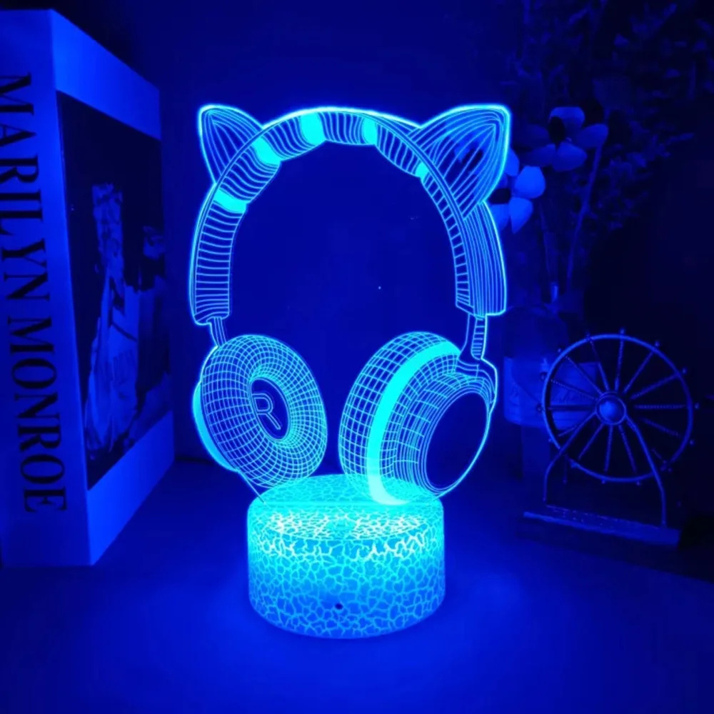 New Headphones 3D Illusion Nig - đánh giá và giá Desk Setup Diy