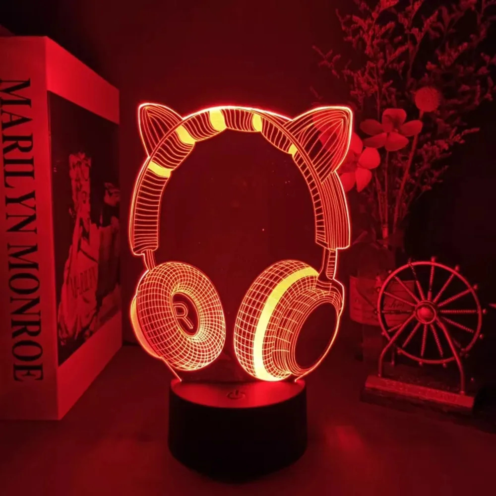 New Headphones 3D Illusion Nig - đánh giá và giá Desk Setup Diy