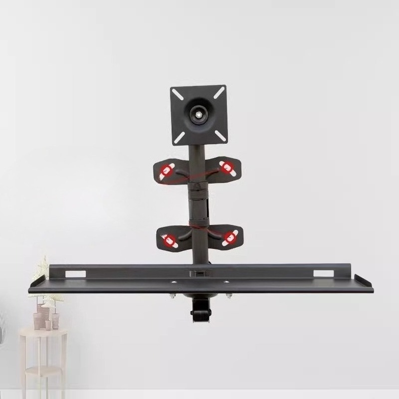 Adjustable Wall Keyboard Tray  - đánh giá và giá Desk Setup With Keyboard Tray
