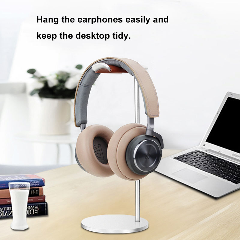 Curved Aluminum Headphone Stan - đánh giá và giá Gaming Setup Desk