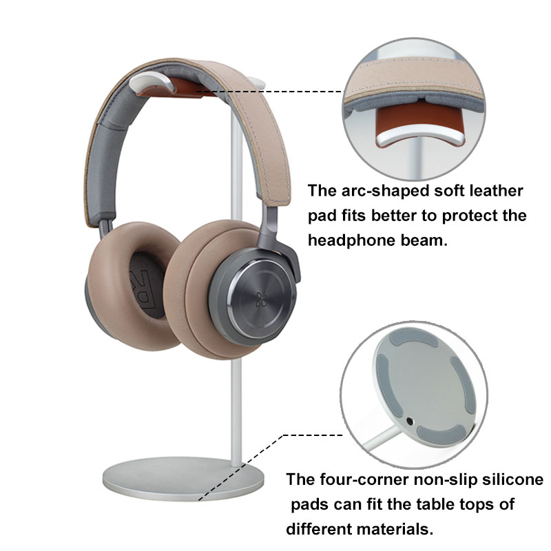 Curved Aluminum Headphone Stan - đánh giá và giá Gaming Setup Desk