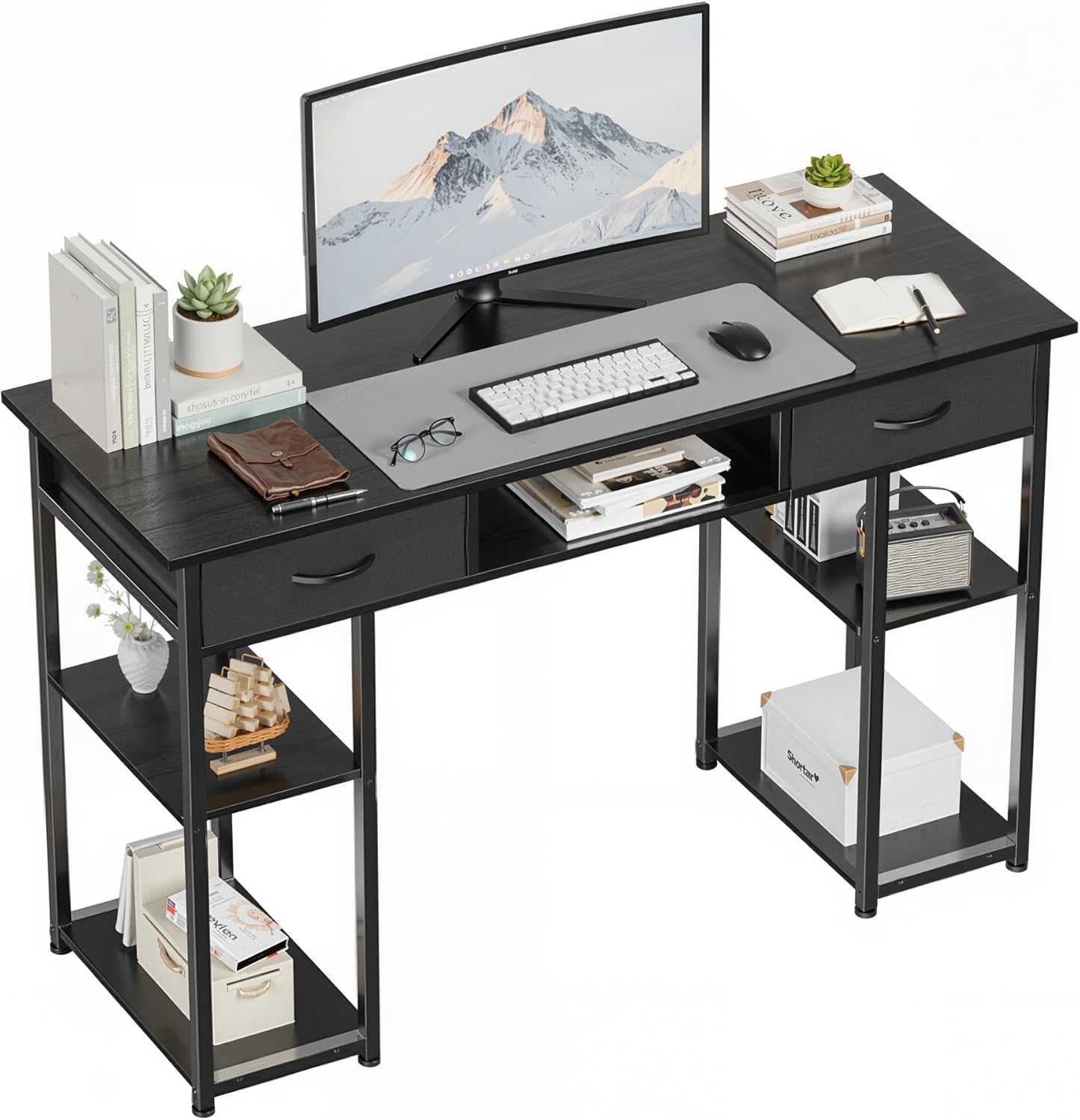 48-Inch Computer Desk with Fab - đánh giá và giá Desk Setup Gaming And Work