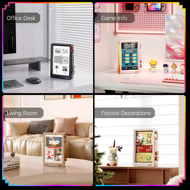 Divoom Times Frame 10.1″ Smart - đánh giá và giá Desk Setup Diy