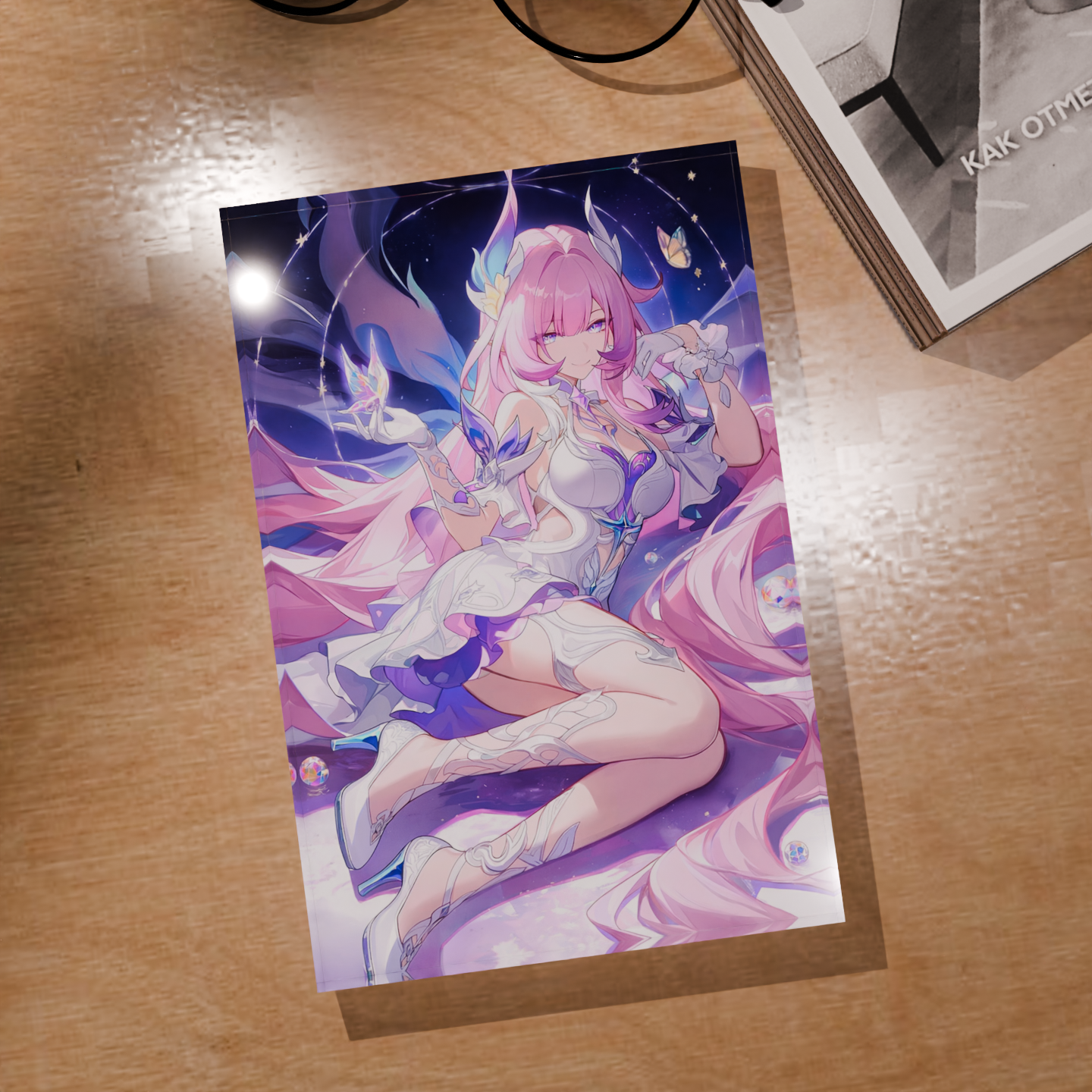 DIY 3D Holographic Cube Honkai - đánh giá và giá Desk Setup Diy