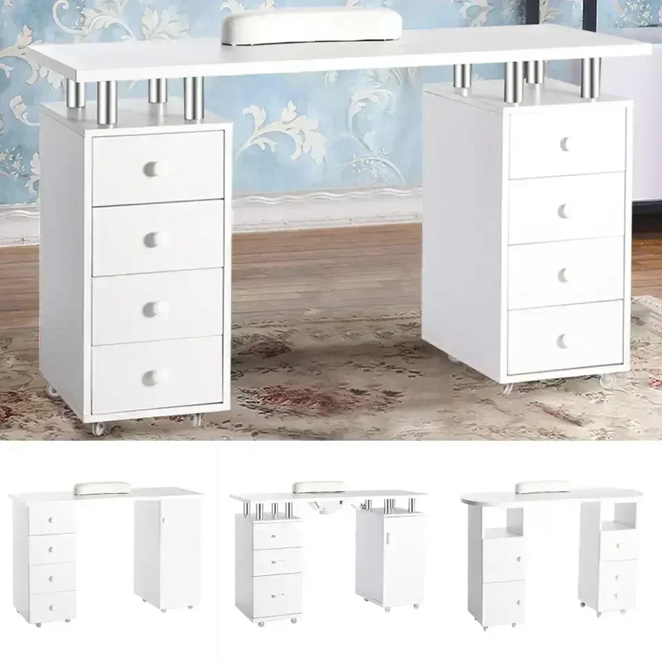 -Modern Nail Tisch Tables And  - đánh giá và giá Desk Vanity Setup