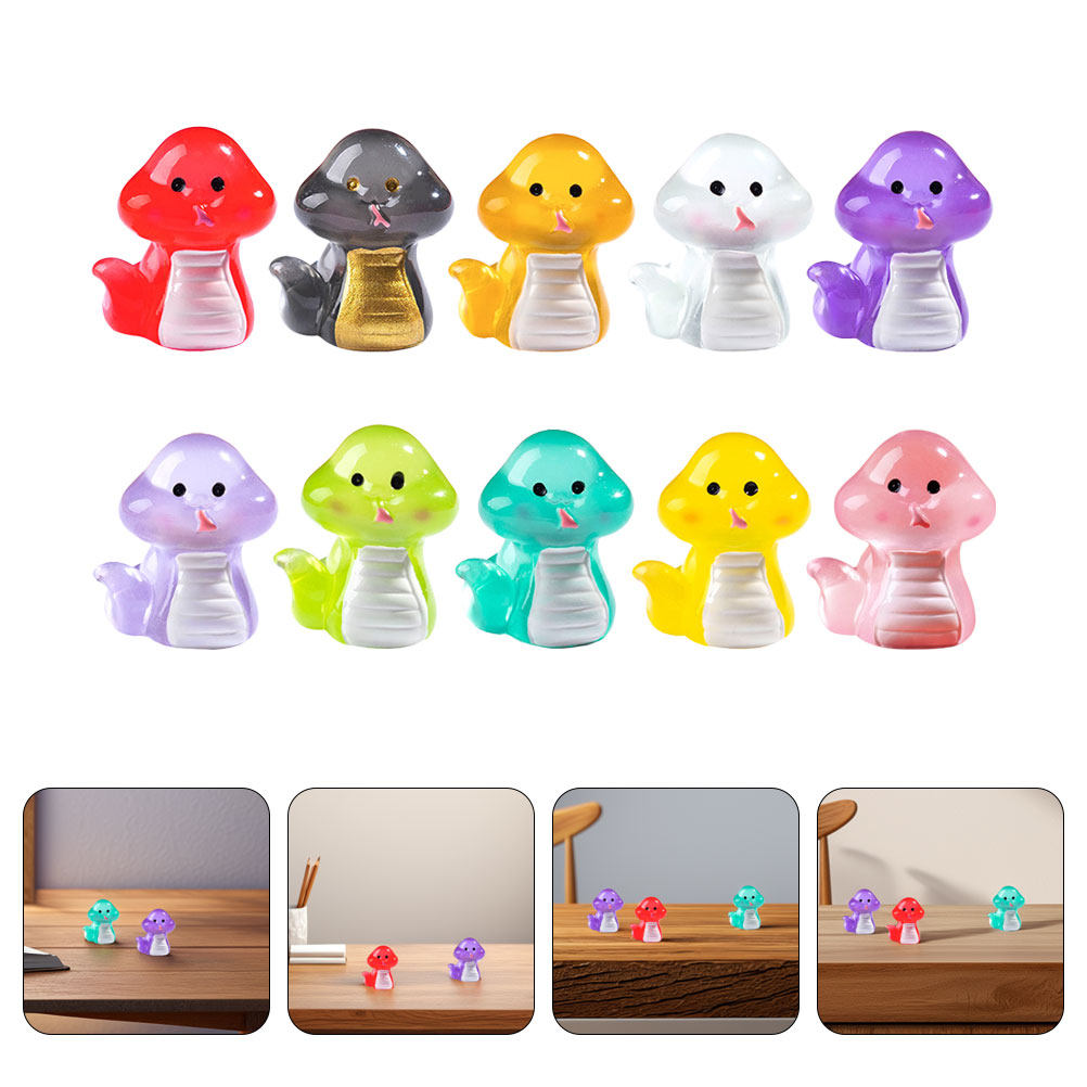 10Pcs Glow in The Dark Mini Sn - đánh giá và giá Desk Setup Diy