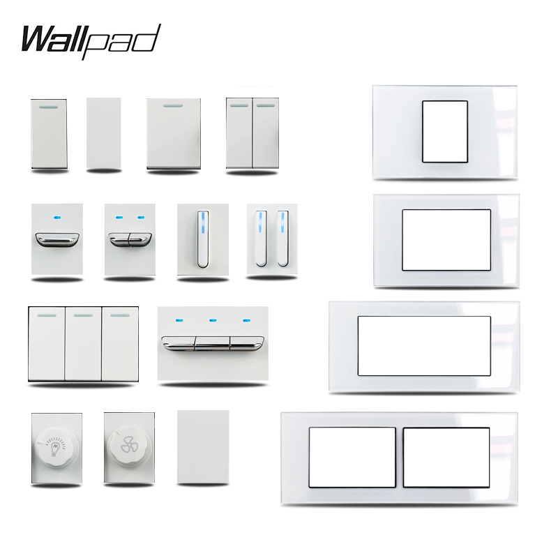 US Italy Type DIY White Glass  - đánh giá và giá Power Strip Flat