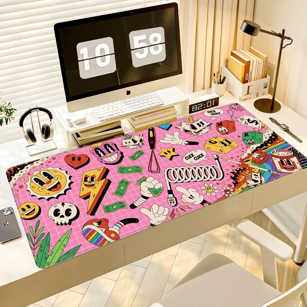 HYBXAXC Graffiti Mausepad Rug  - đánh giá và giá Desk Setup Diy