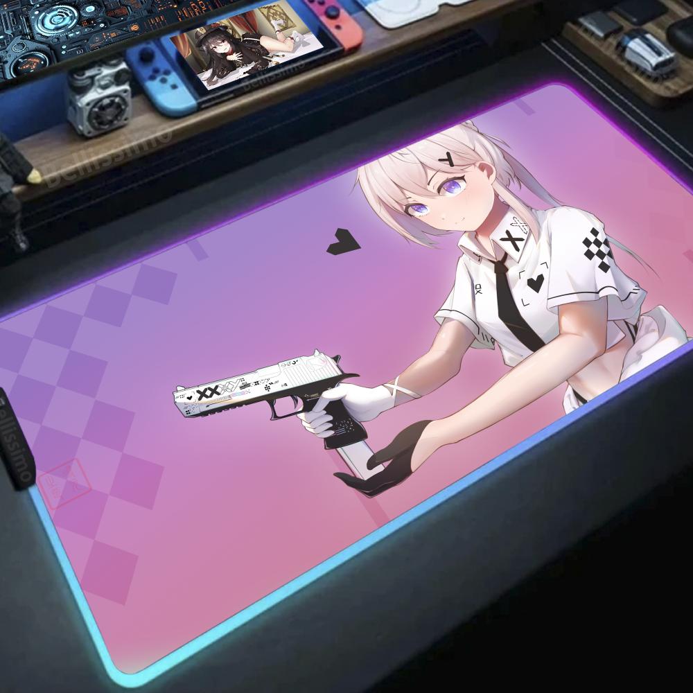Girl with a gun Anime DIY game - đánh giá và giá Desk Setup Diy