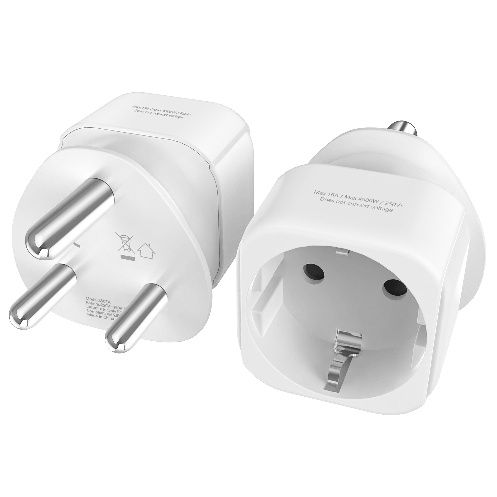 2PCS South Africa Travel Adapt - đánh giá và giá Power Strip Flat