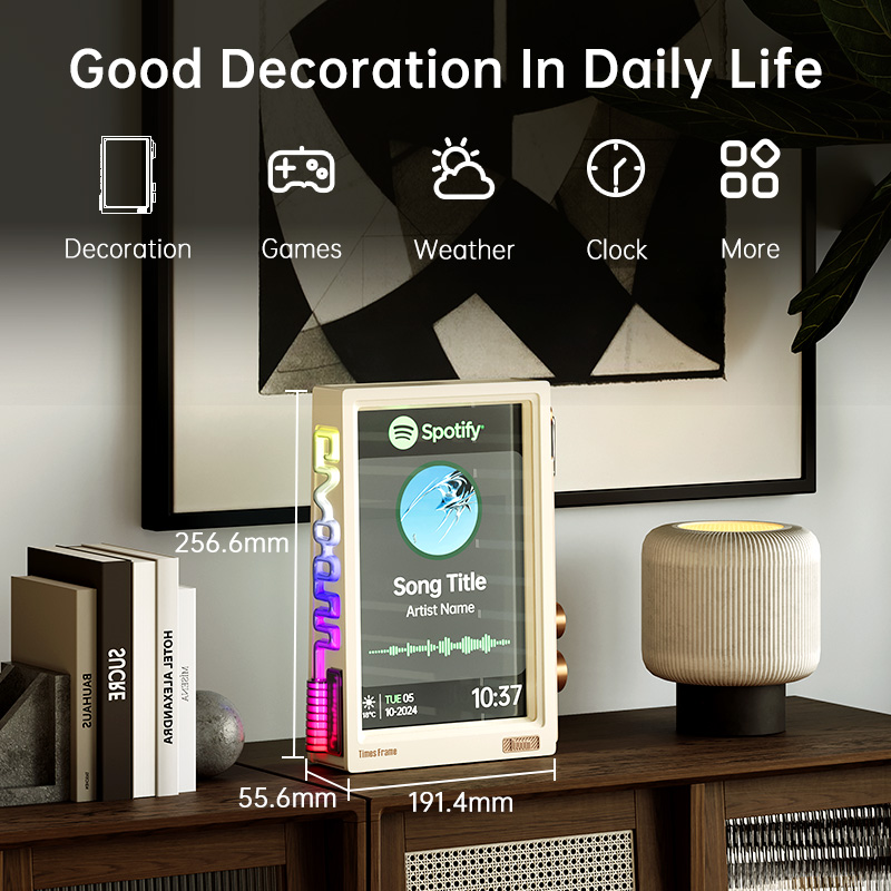Divoom Times Frame Smart 4K HD - đánh giá và giá Desk Setup Diy