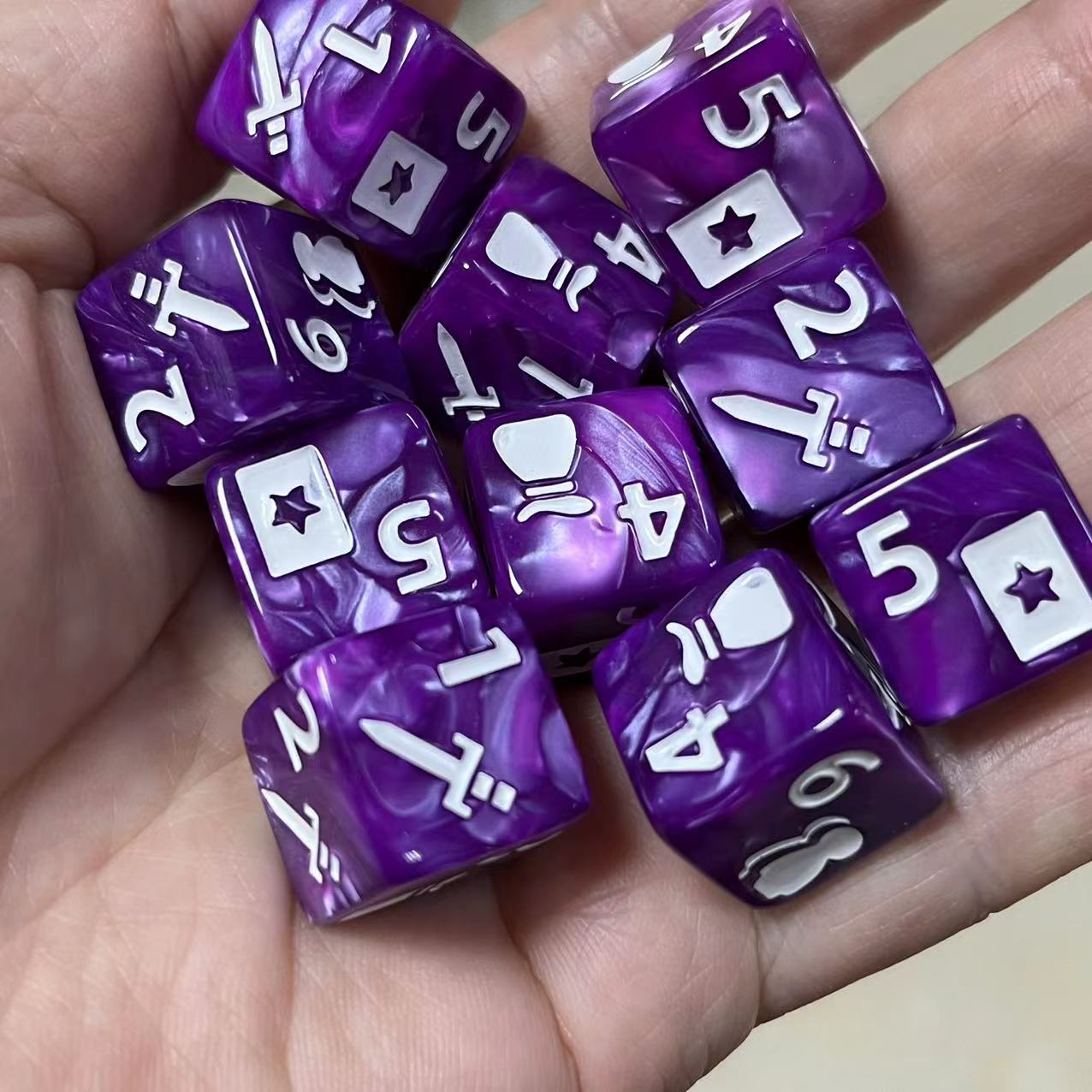 10 Pcs Set of New 16mm 6 Sided - đánh giá và giá Gaming Setup Desk